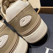 Fortok Dior B57 High Top Sneakers Beige White - 2