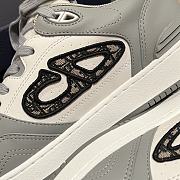 Fortok Dior B57 High Top Sneakers Grey White - 6