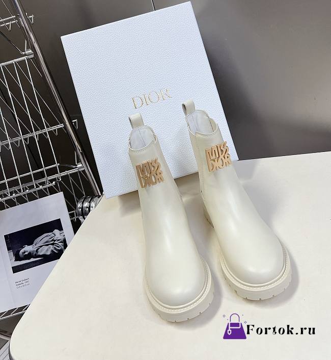 Fortok Dior Martin Boots White - 1