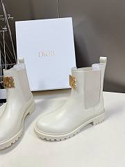 Fortok Dior Martin Boots White - 4
