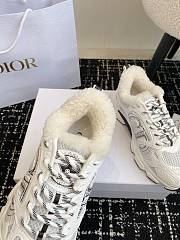Fortok Dior Chrono Wool Lining Sneakers White - 6