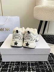 Fortok Dior Chrono Wool Lining Sneakers White - 4