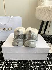 Fortok Dior Chrono Wool Lining Sneakers Silver - 6