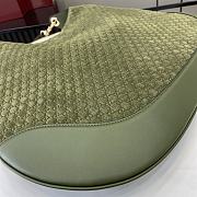 Fortok Gucci B Medium Shoulder Bag Green 820169 49x46x4cm - 3