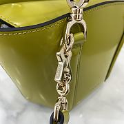 Fortok Gucci Mini Bamboo Top Handle Tote Bag Pistacchio Green 16x14x11.5cm  - 6