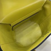 Fortok Gucci Mini Bamboo Top Handle Tote Bag Pistacchio Green 16x14x11.5cm  - 2
