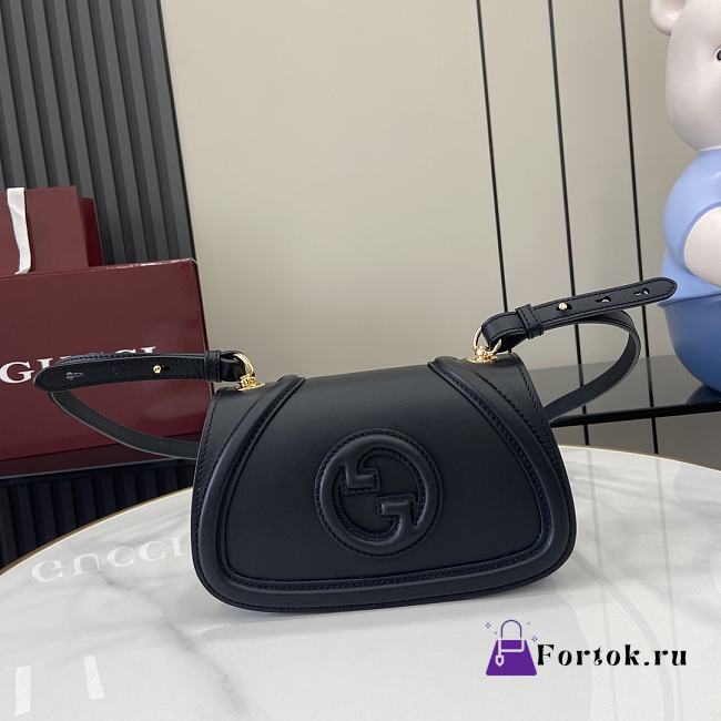 Fortok Gucci Blondie Shoulder Bag Black 815700 21.5x11x8cm - 1