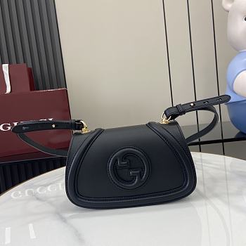 Fortok Gucci Blondie Shoulder Bag Black 815700 21.5x11x8cm
