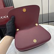 Fortok Gucci Blondie Shoulder Bag Burgundy 815700 21.5x11x8cm - 5