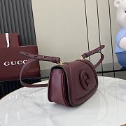 Fortok Gucci Blondie Shoulder Bag Burgundy 815700 21.5x11x8cm - 3