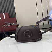 Fortok Gucci Blondie Shoulder Bag Dark Brown 815700 21.5x11x8cm - 1