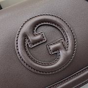 Fortok Gucci Blondie Shoulder Bag Dark Brown 815700 21.5x11x8cm - 4