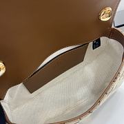 Fortok Gucci Blondie Shoulder Bag Beige & Brown 815700 21.5x11x8cm - 3