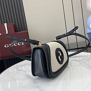Fortok Gucci Blondie Shoulder Bag Black Canvas 815700 21.5x11x8cm - 6