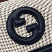 Fortok Gucci Blondie Shoulder Bag Black Canvas 815700 21.5x11x8cm - 2