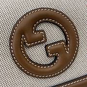 Fortok Gucci Blondie Shoulder Bag Beige Canvas 815700 21.5x11x8cm - 5