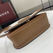 Fortok Gucci Blondie Shoulder Bag Beige Canvas 815700 21.5x11x8cm - 4