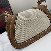 Fortok Gucci Blondie Shoulder Bag Beige Canvas 815700 21.5x11x8cm - 2