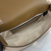 Fortok Gucci Blondie Shoulder Bag Brown Suede & Leather 815700 21.5x11x8cm - 5