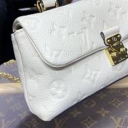 Fortok Louis Vuitton Nano Madeleine Bag Cream M12145 21x12.5x6cm - 5