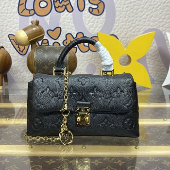 Fortok Louis Vuitton Nano Madeleine Bag Black M12144 21x12.5x6cm