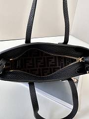 Fortok Fendi Mini Roll Calfskin Bag Black 8655C 15.5x11x13cm - 2