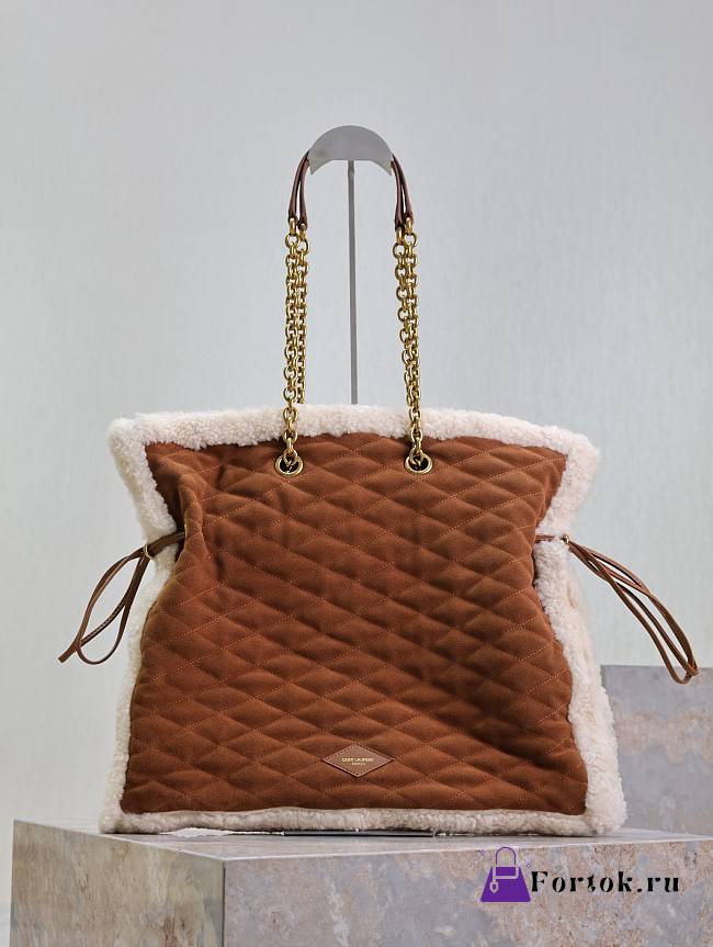 Fortok Saint Laurent Le Pochon Shopping Bag 742440 42x36.5x1cm - 1