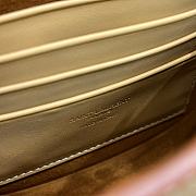 Fortok Saint Laurent Kaia Bag Brown 623097 15x14x4.5cm - 6
