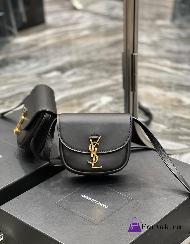 Fortok Saint Laurent Kaia Bag Black 623097 15x14x4.5cm - 1
