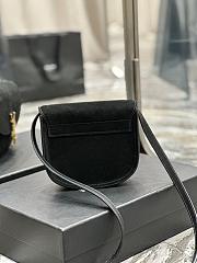 Fortok Saint Laurent Kaia Bag Black Suede 619740 18x15.5x5.5cm - 6