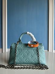 Fortok Louis Vuitton Nano Madeleine Bag Blue M12144 21x12.5x6cm - 3