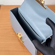 Fortok Celine Chain Bag Blue 197993 20.5x10.5x4cm - 4