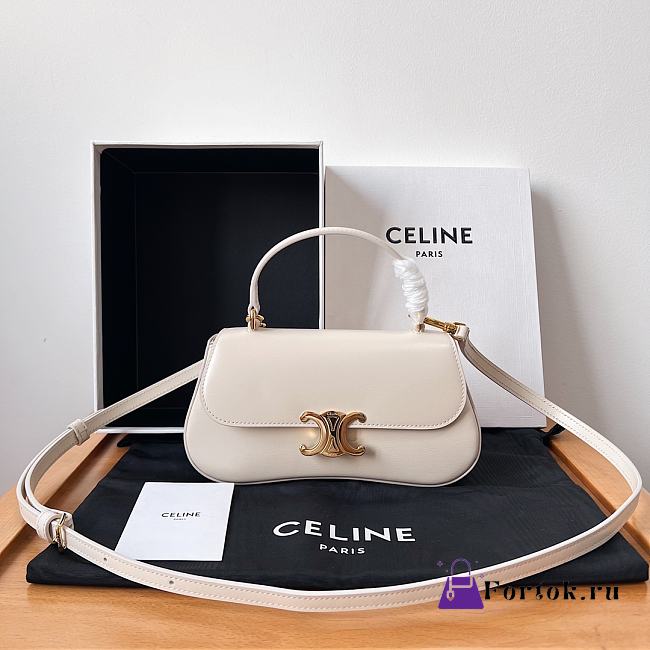 Fortok Celine Teen Lola Bag White 119533 20x11.5x5cm - 1