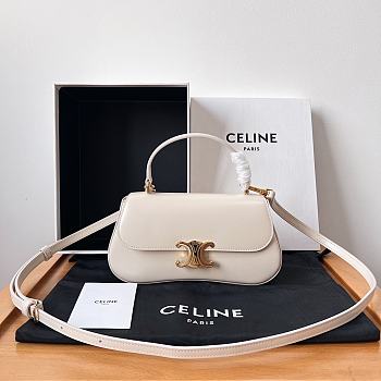 Fortok Celine Teen Lola Bag White 119533 20x11.5x5cm