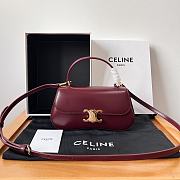 Fortok Celine Teen Lola Bag Burgundy 119533 20x11.5x5cm - 1