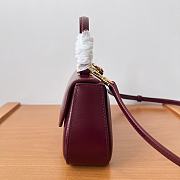 Fortok Celine Teen Lola Bag Burgundy 119533 20x11.5x5cm - 6