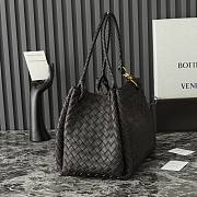 Fortok Bottega Veneta Large Parachute Bag Black 796571 30x26x20cm - 5