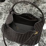 Fortok Bottega Veneta Large Parachute Bag Black 796571 30x26x20cm - 4