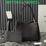 Fortok Bottega Veneta Large Parachute Bag Black 796571 30x26x20cm - 1