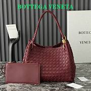 Fortok Bottega Veneta Large Parachute Bag Burgundy 796571 30x26x20cm - 1