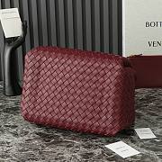 Fortok Bottega Veneta Large Parachute Bag Burgundy 796571 30x26x20cm - 3