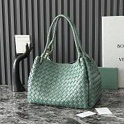Fortok Bottega Veneta Large Parachute Bag Green 796571 30x26x20cm - 4