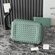 Fortok Bottega Veneta Large Parachute Bag Green 796571 30x26x20cm - 3
