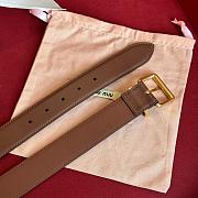 Fortok Miu Miu Belt Brown 3.5cm - 3