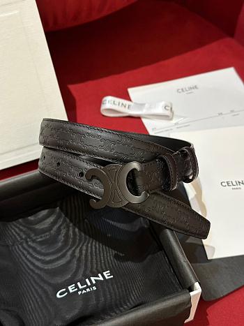 Fortok Celine 2023 Arc de Triomphe Belt Black