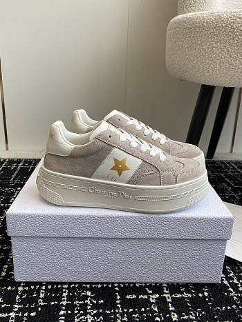 Fortok Dior Star Sneakers Grey Suede