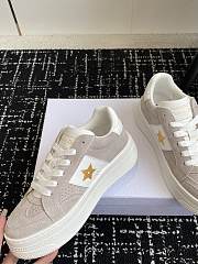 Fortok Dior Star Sneakers Grey Suede - 6