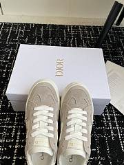 Fortok Dior Star Sneakers Grey Suede - 4