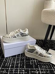 Fortok Dior Star Sneakers Silver - 3