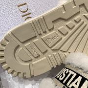 Fortok Dior Fur Slippers White & Black - 3
